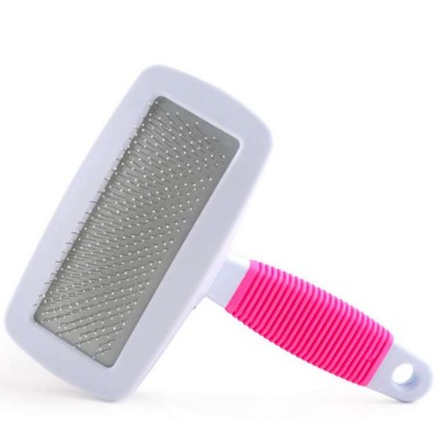 2019 New High Quality Slicker Pet Grooming Brush self cleaning effectively reduces shedding