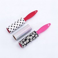 Cleaning refills travel folding roll sticky back paper cloths lint roller brush house cleaning