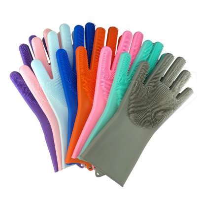 Pet Grooming Tools Supplies Long Paragraph Soft Silicone Designed for Dog and Cat Hair Removal with Bathing and Massage