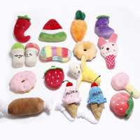 Cute design plush creative funny chew pet toy