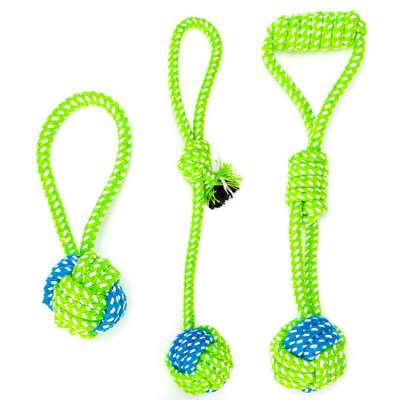 High Quality Recycled No Stuffing Interactive dog chewing toy cotton rope for dogs