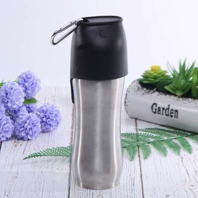 OEM 700ml Single Wall Stainless Steel Pet Dog Water Bottle