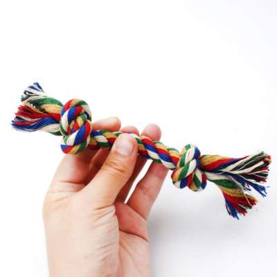 Wholesale Pet Toy Pet Dog Chew Cotton Blend Rope Tug Dog Rope Playing Chew Toy